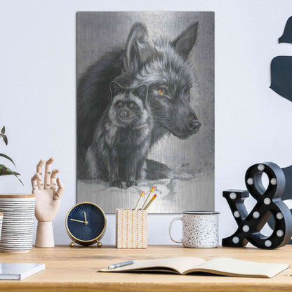 Luxe Metal Art 'Junoesque' by Barbara Keith, Metal Wall Art,12x16