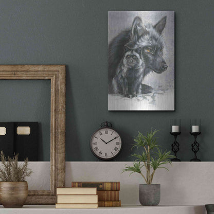 Luxe Metal Art 'Junoesque' by Barbara Keith, Metal Wall Art,12x16