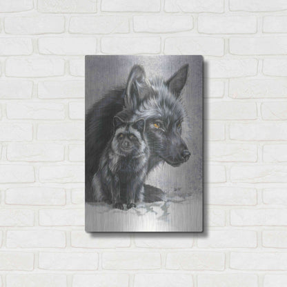 Luxe Metal Art 'Junoesque' by Barbara Keith, Metal Wall Art,16x24