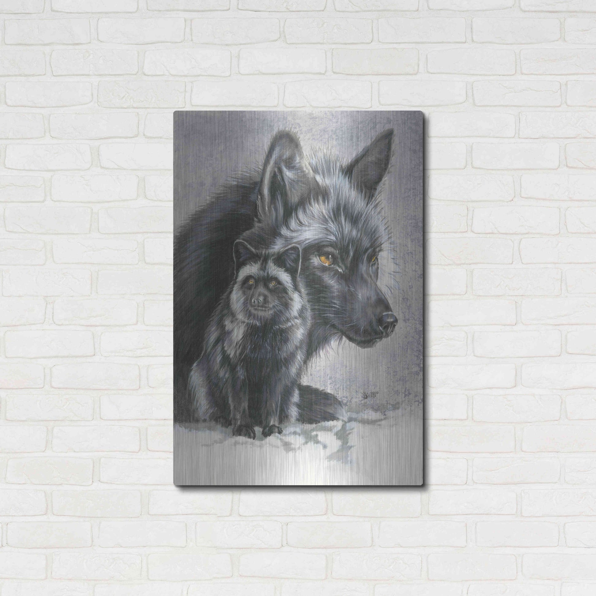 Luxe Metal Art 'Junoesque' by Barbara Keith, Metal Wall Art,24x36