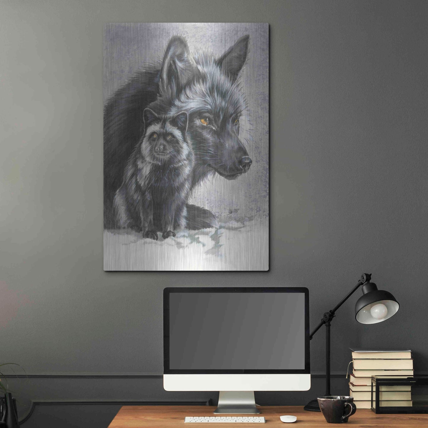 Luxe Metal Art 'Junoesque' by Barbara Keith, Metal Wall Art,24x36