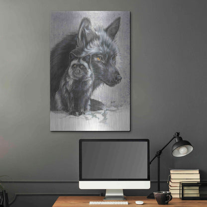 Luxe Metal Art 'Junoesque' by Barbara Keith, Metal Wall Art,24x36