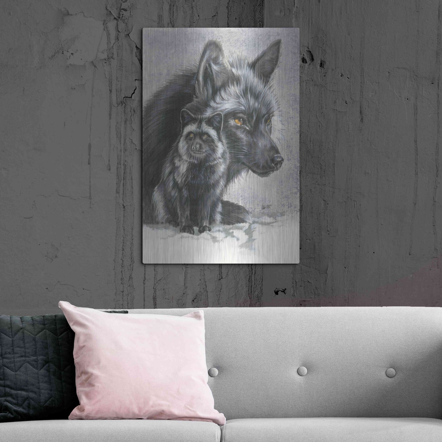 Luxe Metal Art 'Junoesque' by Barbara Keith, Metal Wall Art,24x36