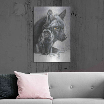 Luxe Metal Art 'Junoesque' by Barbara Keith, Metal Wall Art,24x36