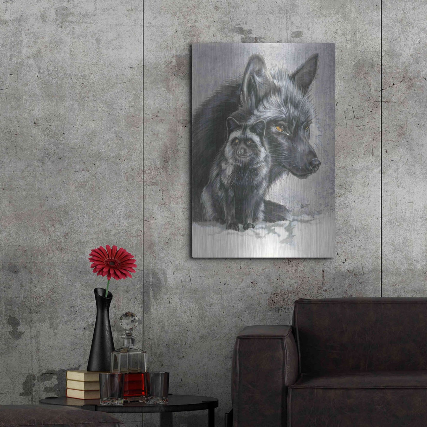 Luxe Metal Art 'Junoesque' by Barbara Keith, Metal Wall Art,24x36