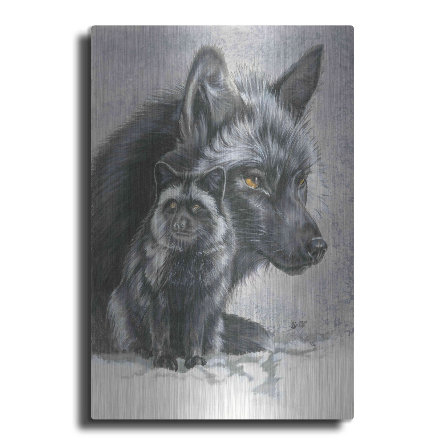 Luxe Metal Art 'Junoesque' by Barbara Keith, Metal Wall Art