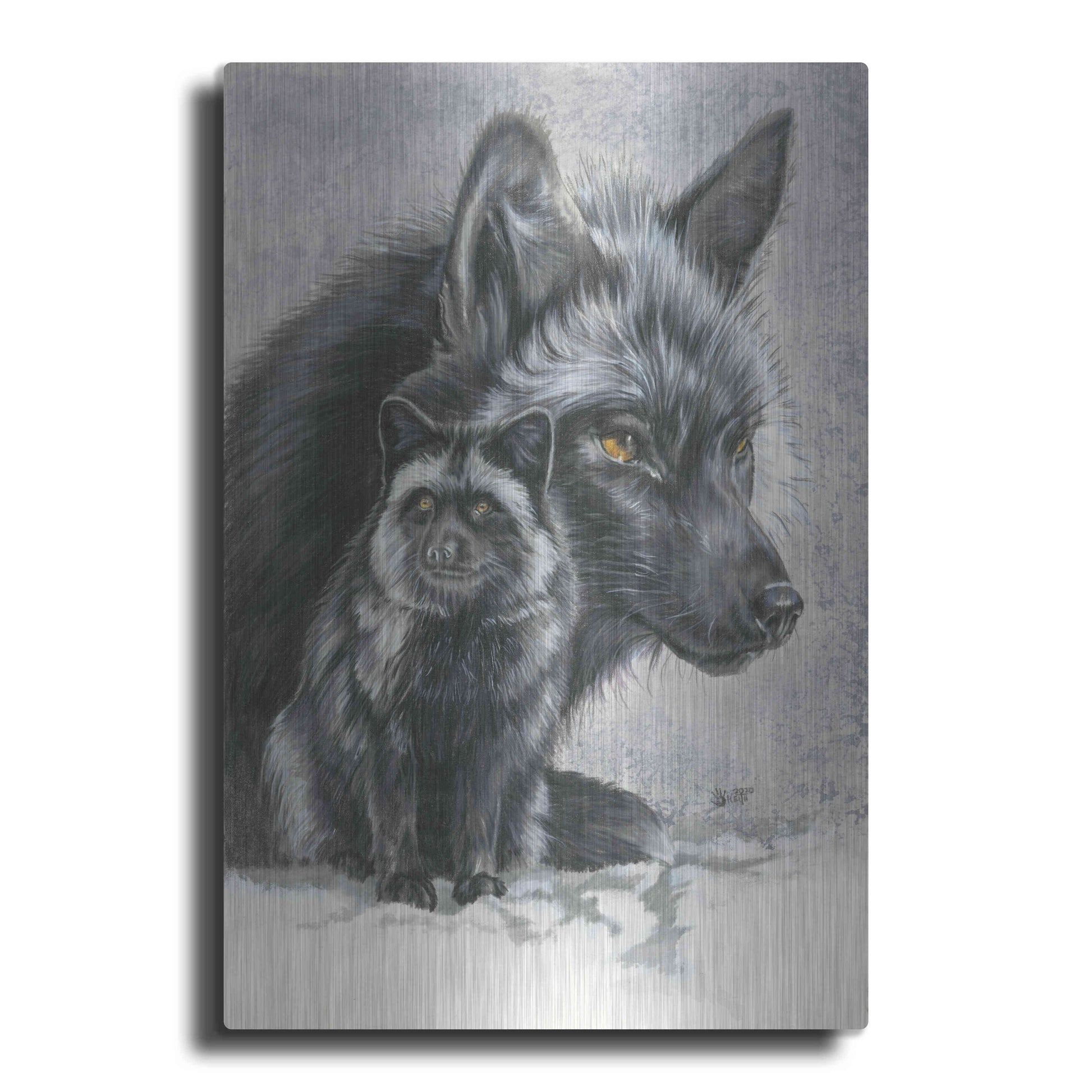 Luxe Metal Art 'Junoesque' by Barbara Keith, Metal Wall Art