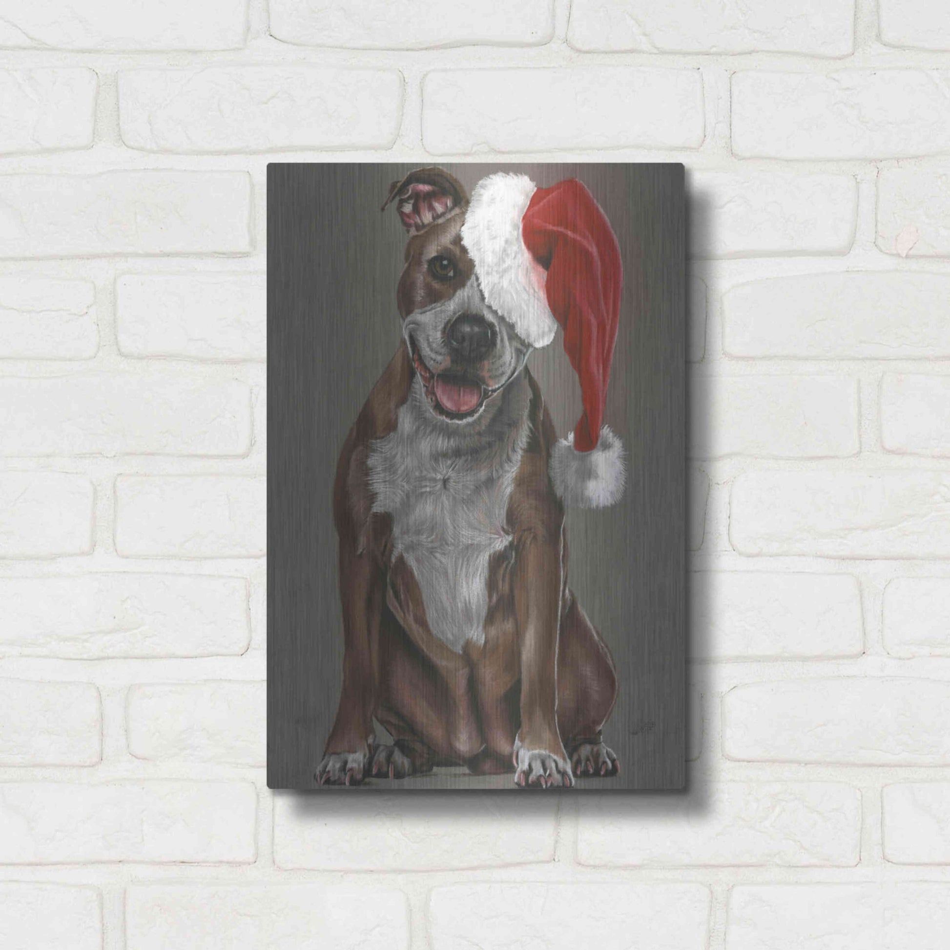 Luxe Metal Art 'Slightly Exuberant' by Barbara Keith, Metal Wall Art,12x16