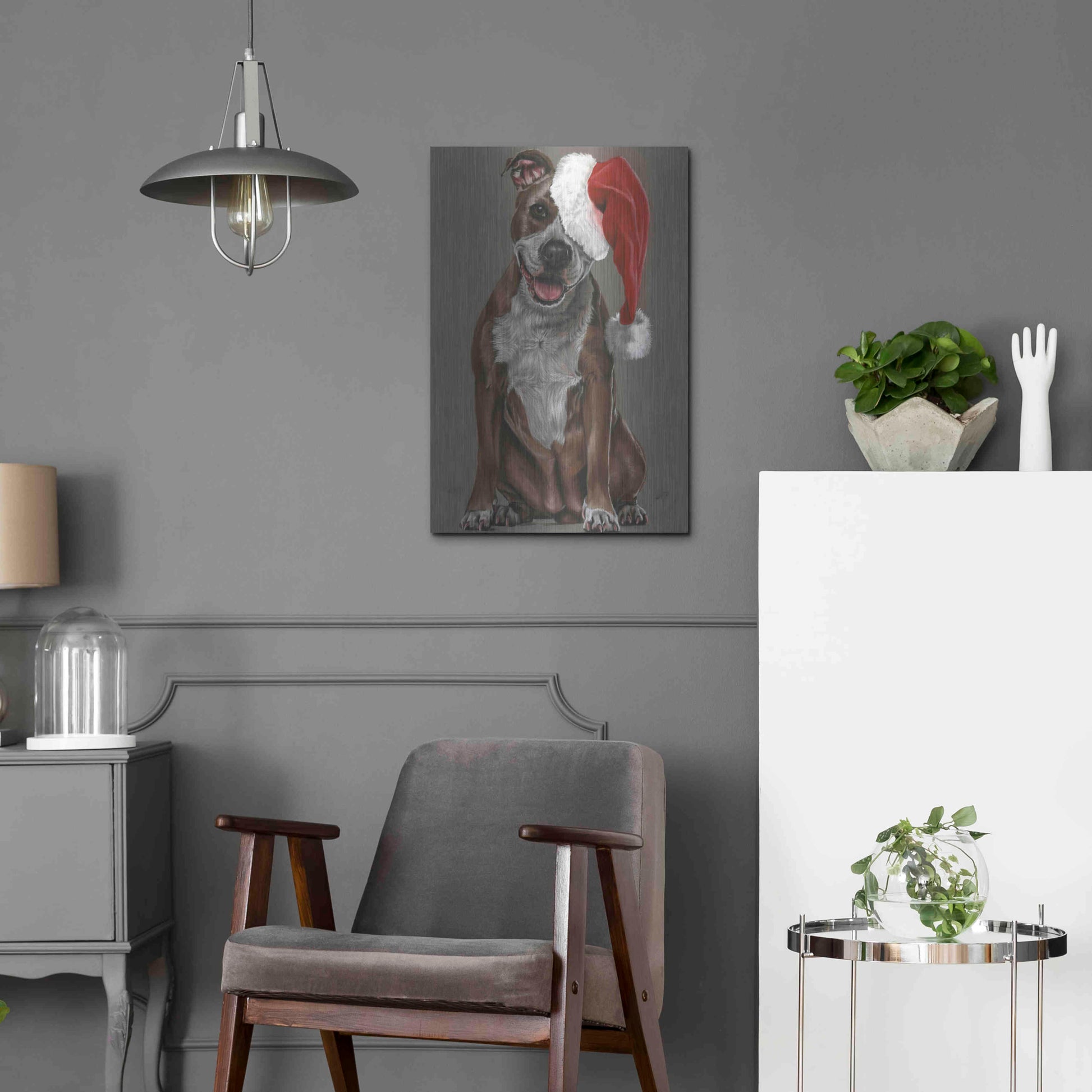 Luxe Metal Art 'Slightly Exuberant' by Barbara Keith, Metal Wall Art,16x24