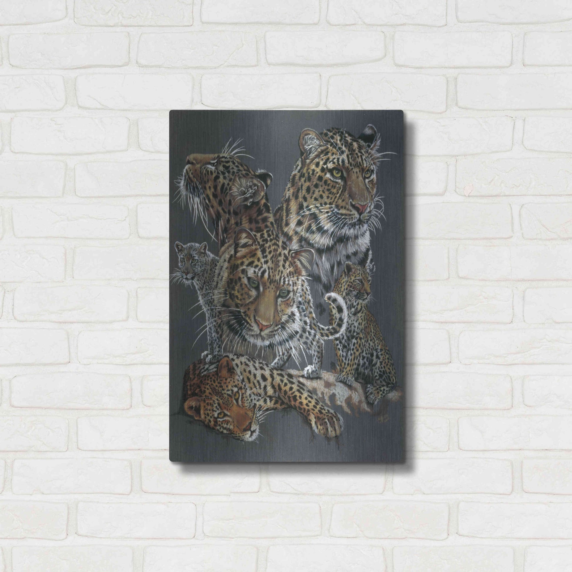 Luxe Metal Art 'Shameless' by Barbara Keith, Metal Wall Art,16x24