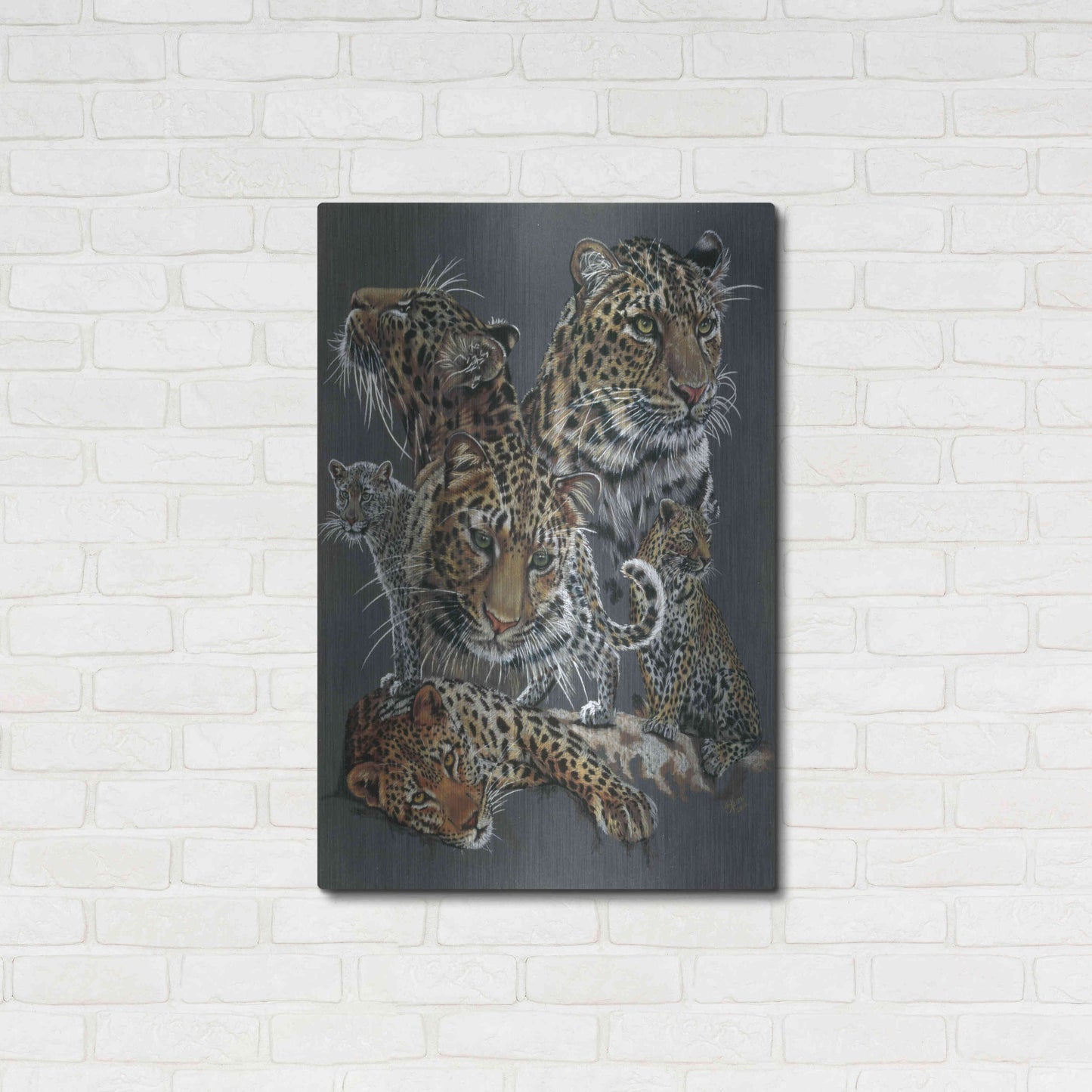 Luxe Metal Art 'Shameless' by Barbara Keith, Metal Wall Art,24x36