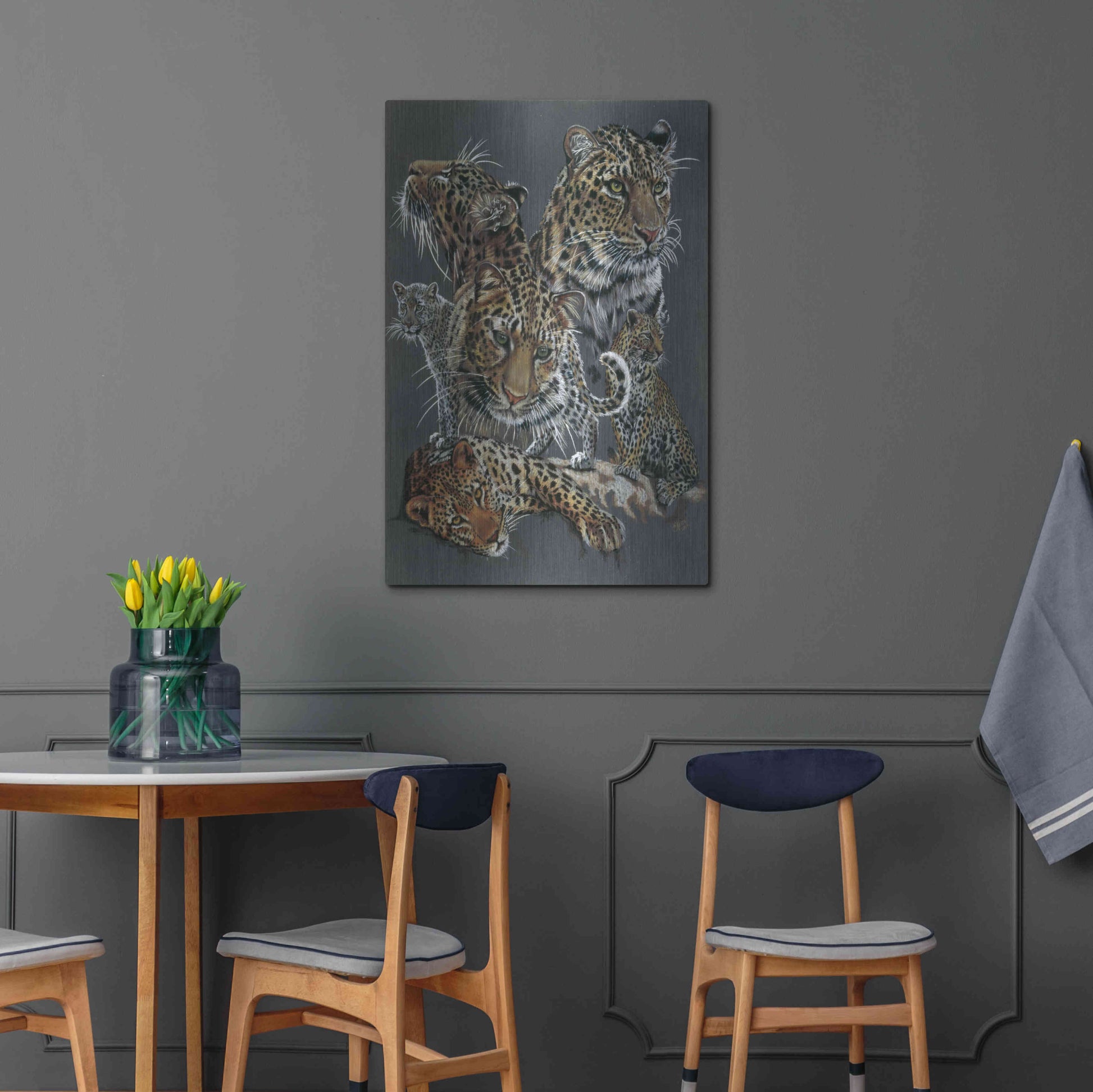 Luxe Metal Art 'Shameless' by Barbara Keith, Metal Wall Art,24x36