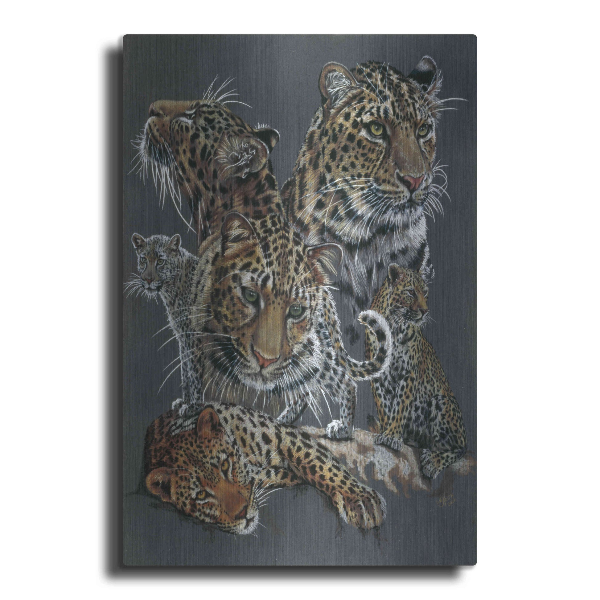 Luxe Metal Art 'Shameless' by Barbara Keith, Metal Wall Art