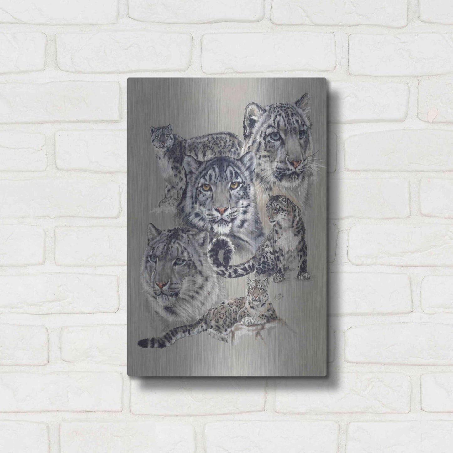 Luxe Metal Art 'Uncommon' by Barbara Keith, Metal Wall Art,12x16