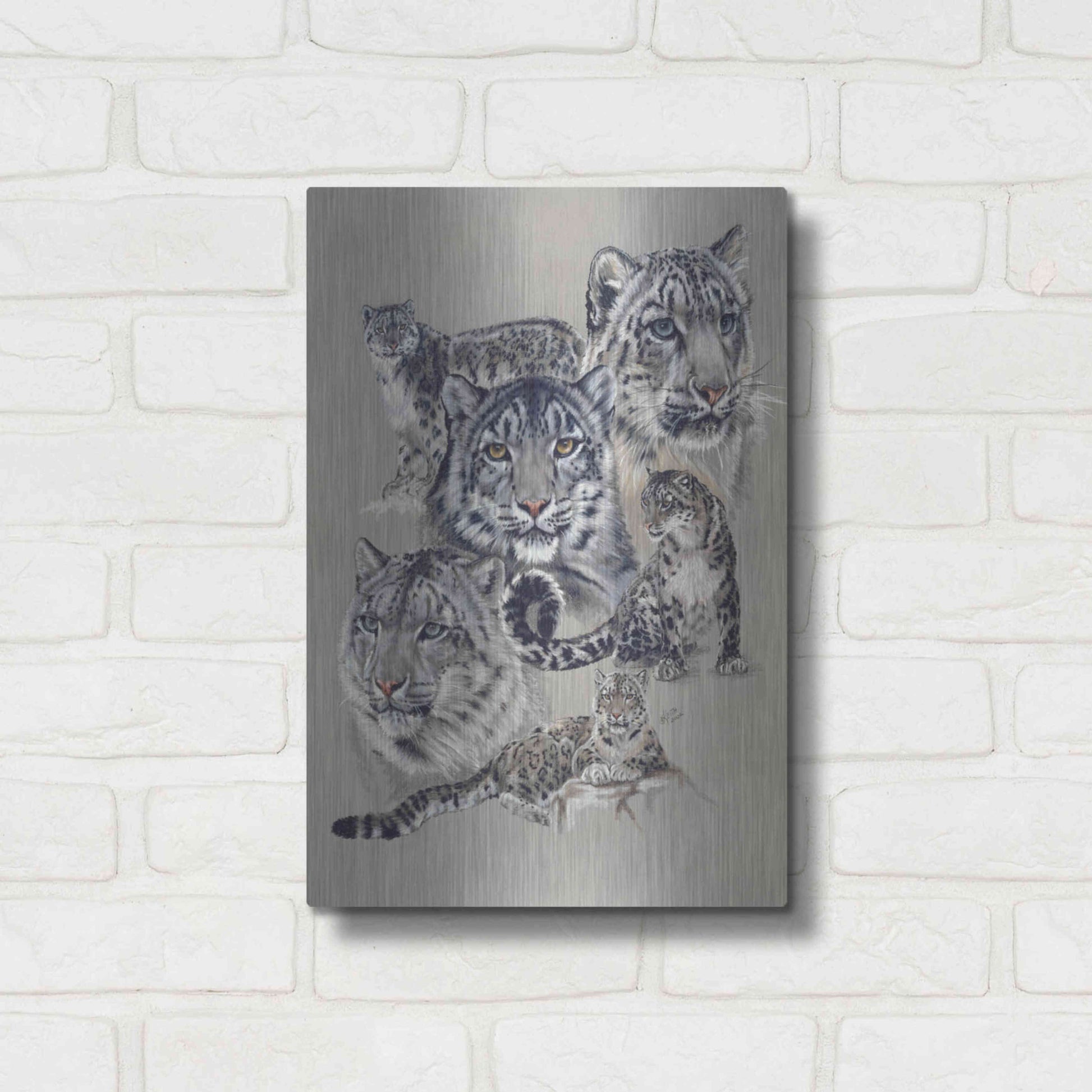 Luxe Metal Art 'Uncommon' by Barbara Keith, Metal Wall Art,12x16