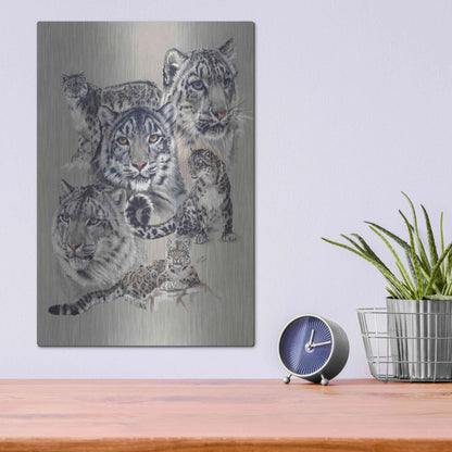 Luxe Metal Art 'Uncommon' by Barbara Keith, Metal Wall Art,12x16