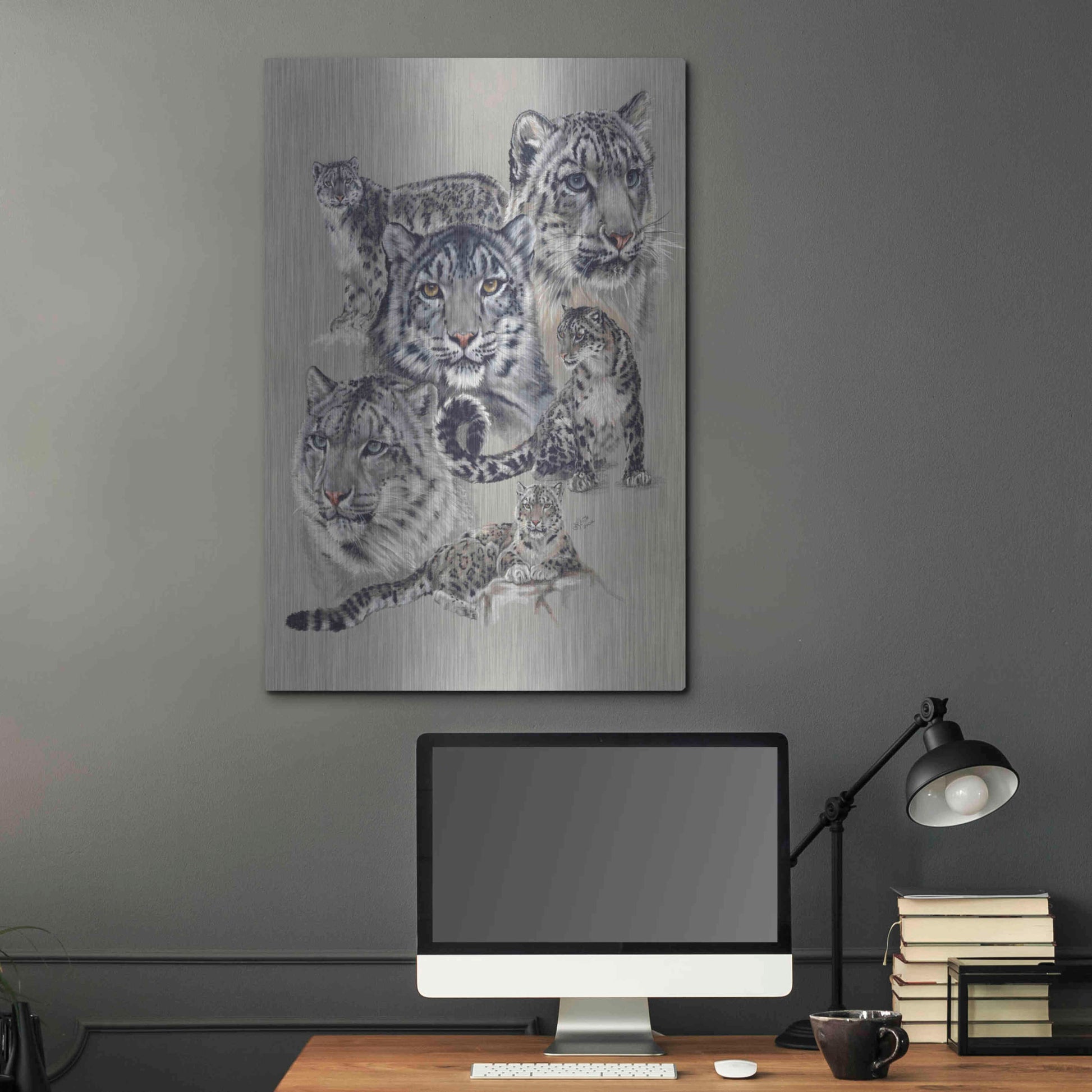 Luxe Metal Art 'Uncommon' by Barbara Keith, Metal Wall Art,24x36