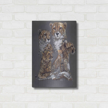 Luxe Metal Art 'Swiftly' by Barbara Keith, Metal Wall Art,16x24