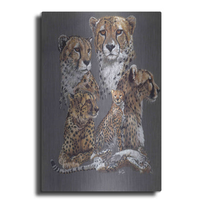 Luxe Metal Art 'Swiftly' by Barbara Keith, Metal Wall Art