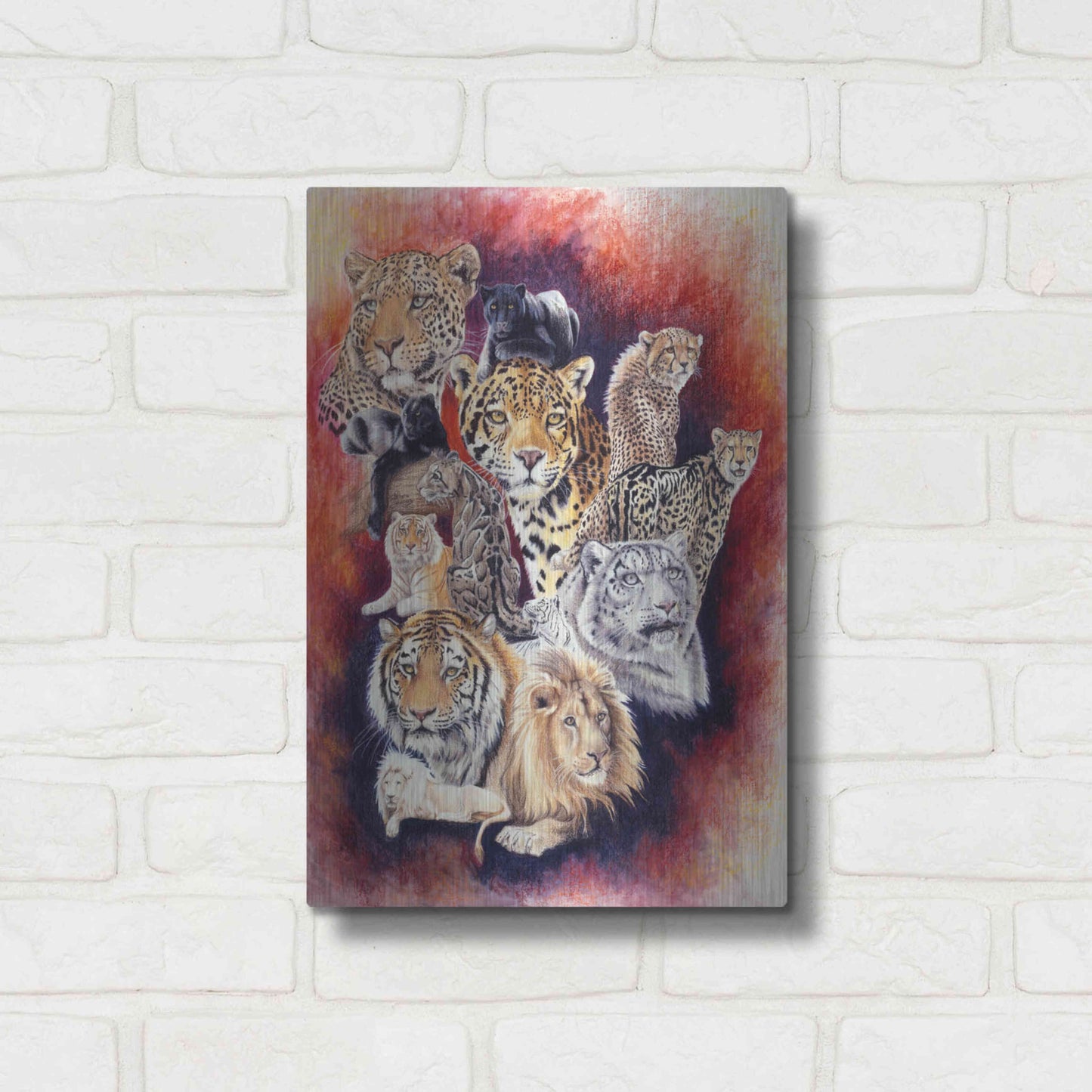 Luxe Metal Art 'Baker's Dozen' by Barbara Keith, Metal Wall Art,12x16