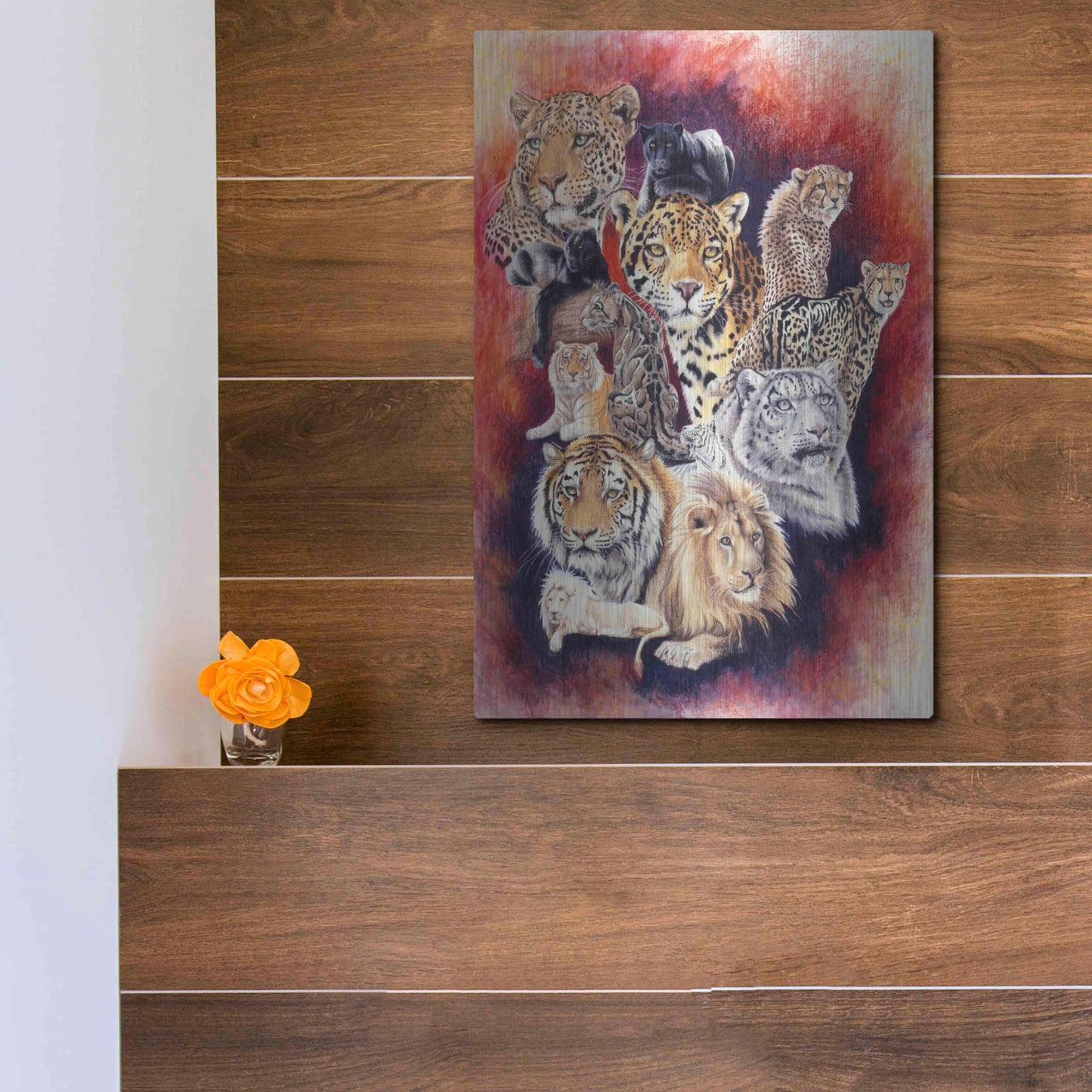 Luxe Metal Art 'Baker's Dozen' by Barbara Keith, Metal Wall Art,12x16