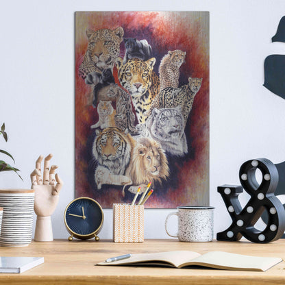 Luxe Metal Art 'Baker's Dozen' by Barbara Keith, Metal Wall Art,12x16