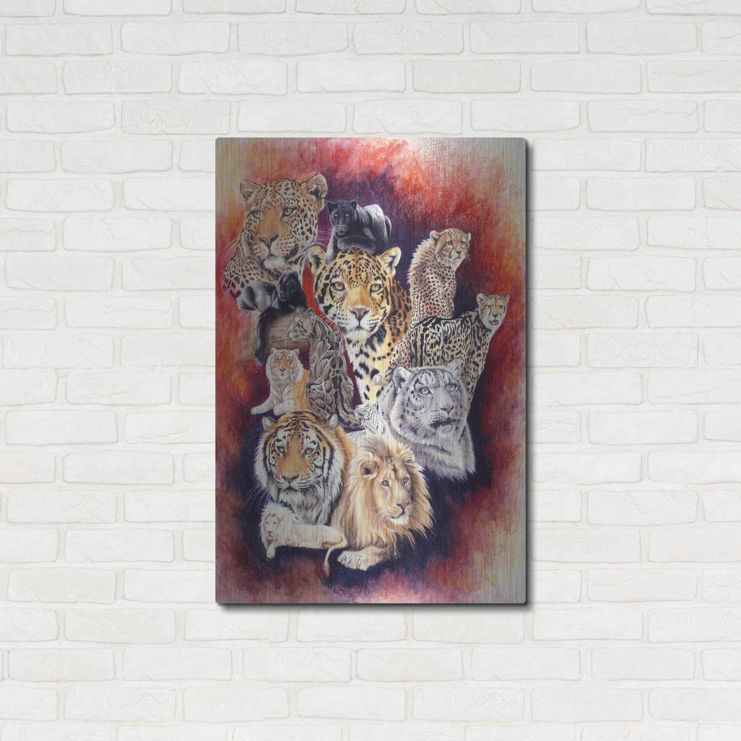 Luxe Metal Art 'Baker's Dozen' by Barbara Keith, Metal Wall Art,24x36