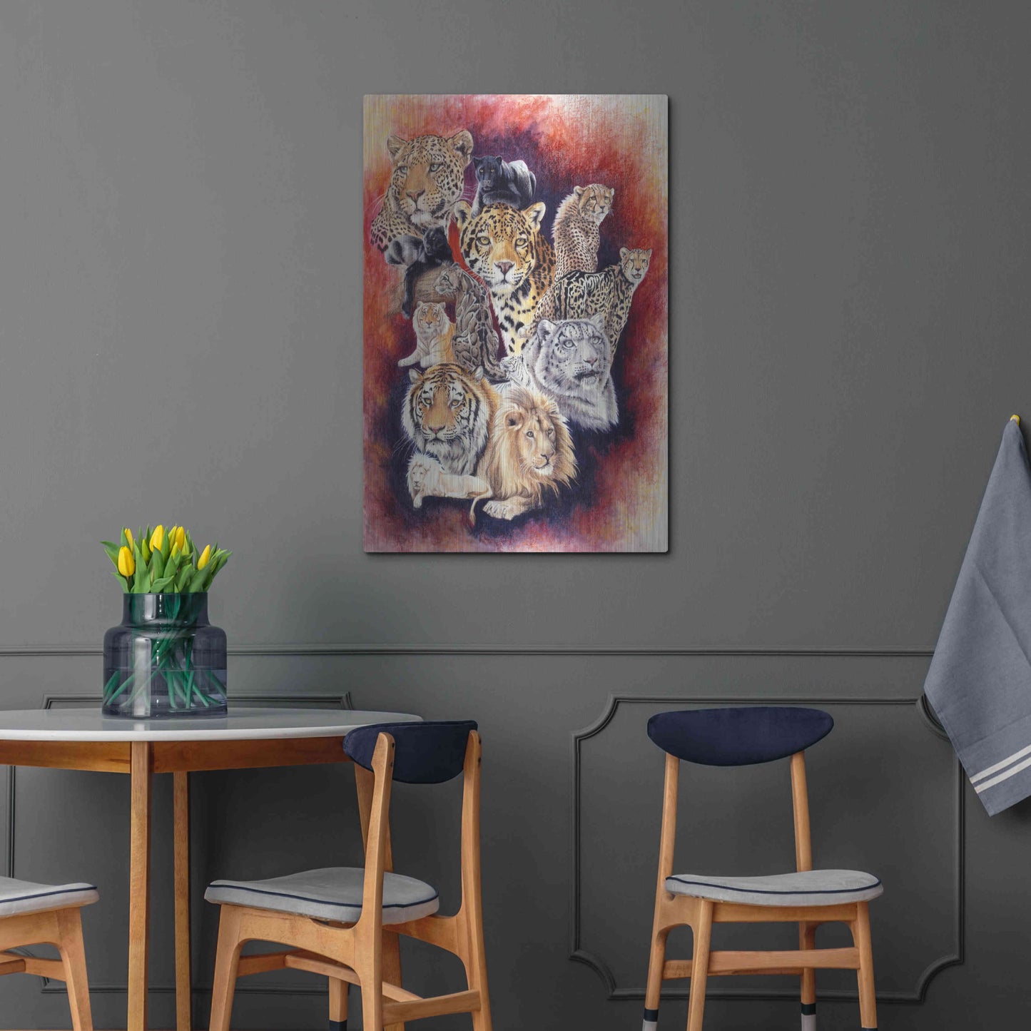 Luxe Metal Art 'Baker's Dozen' by Barbara Keith, Metal Wall Art,24x36