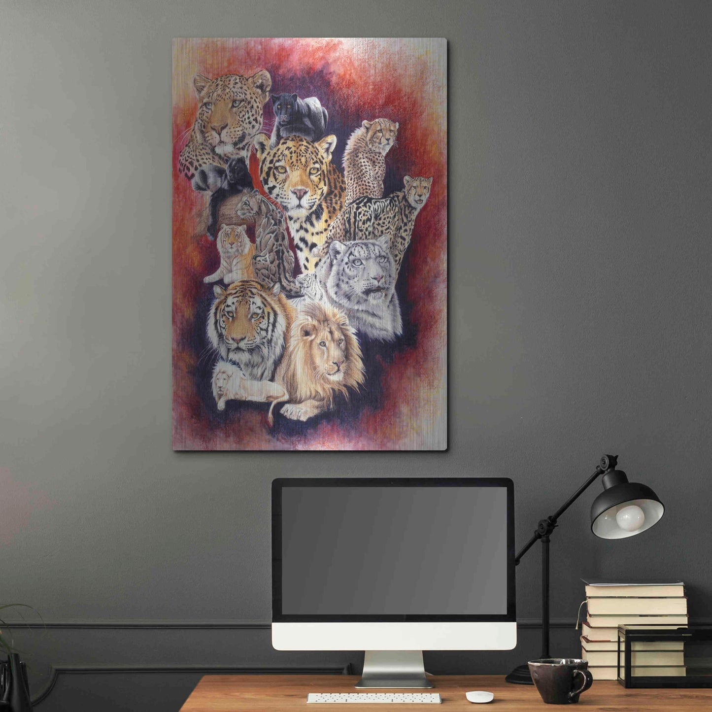 Luxe Metal Art 'Baker's Dozen' by Barbara Keith, Metal Wall Art,24x36