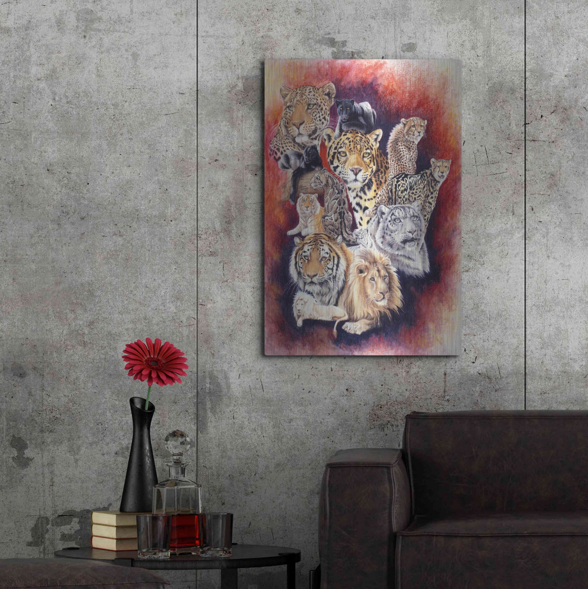 Luxe Metal Art 'Baker's Dozen' by Barbara Keith, Metal Wall Art,24x36