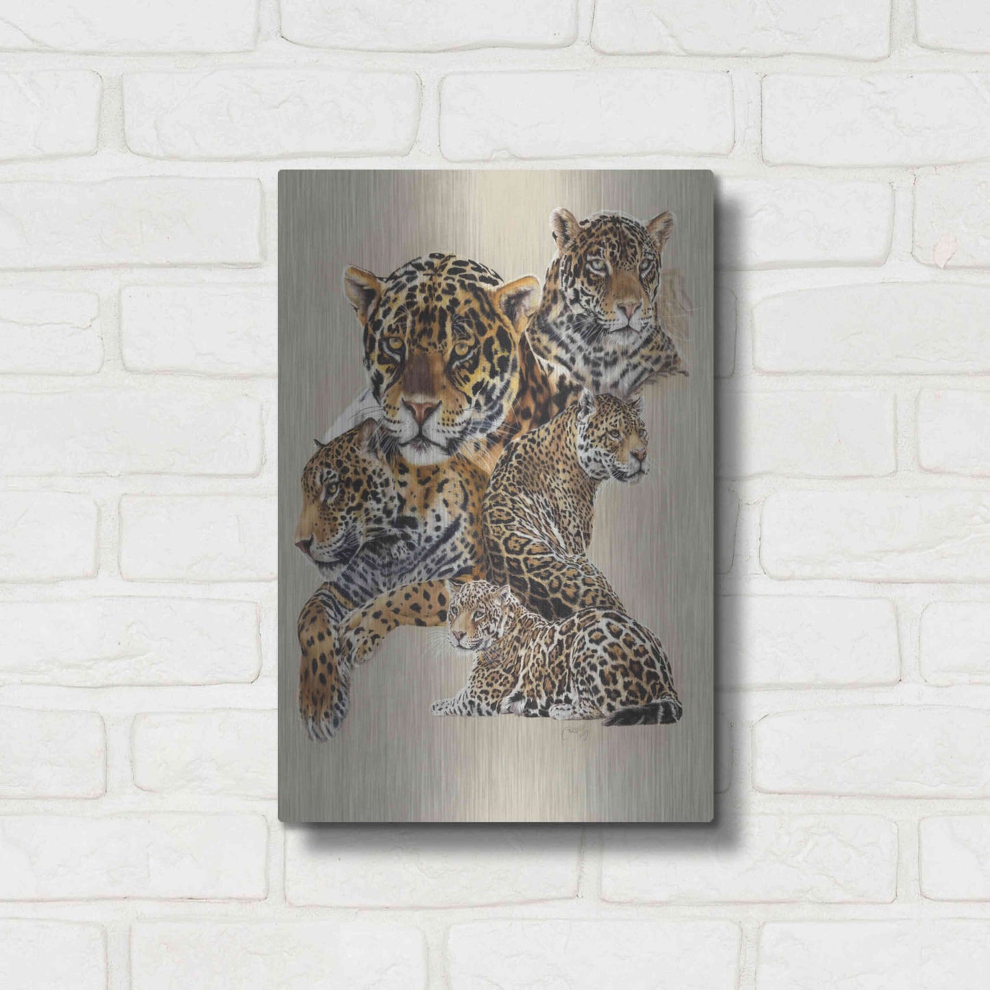 Luxe Metal Art 'Burn' by Barbara Keith, Metal Wall Art,12x16