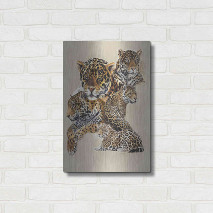 Luxe Metal Art 'Burn' by Barbara Keith, Metal Wall Art,16x24