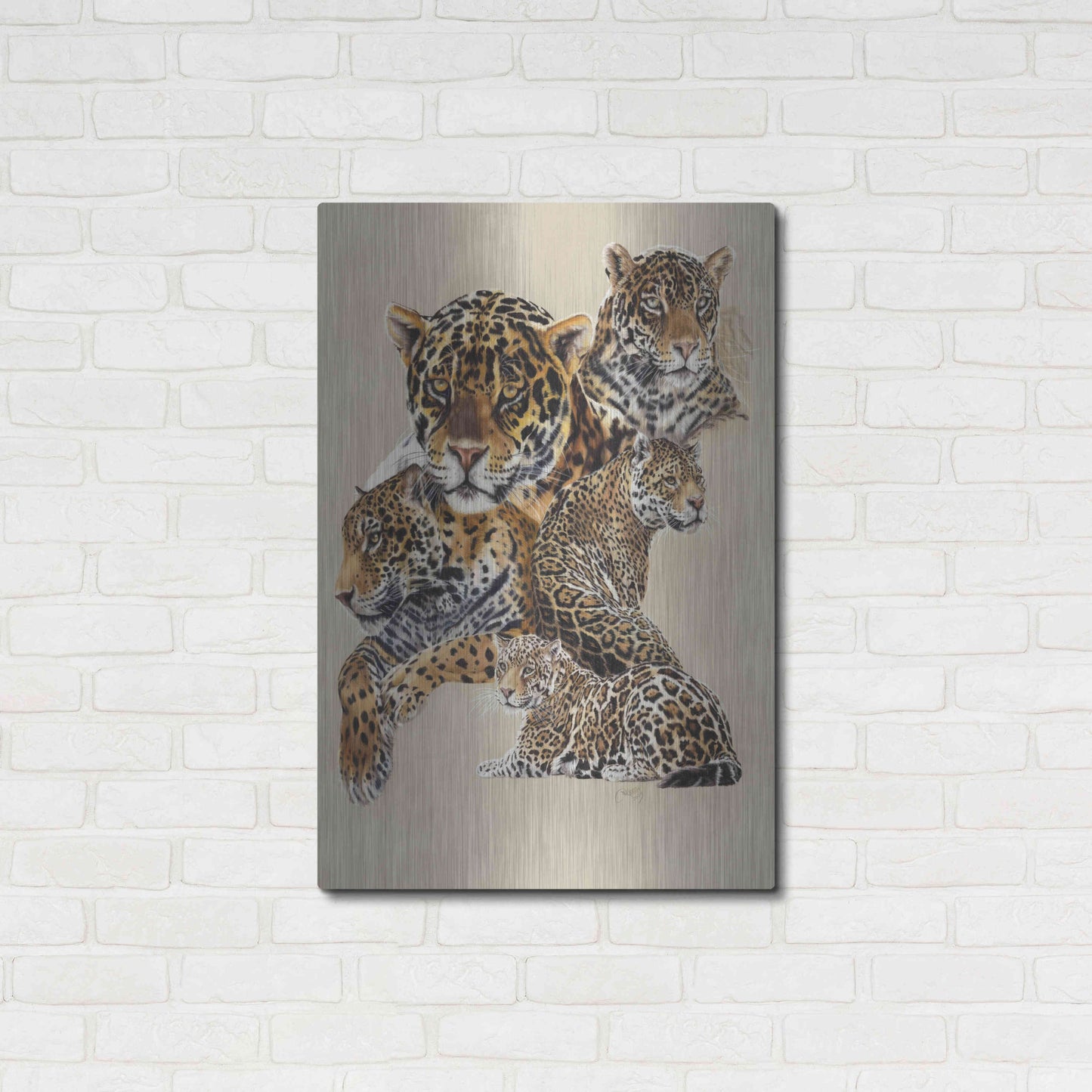 Luxe Metal Art 'Burn' by Barbara Keith, Metal Wall Art,24x36