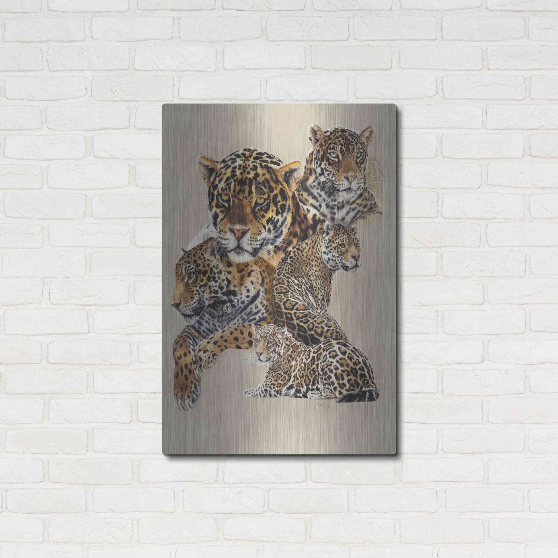 Luxe Metal Art 'Burn' by Barbara Keith, Metal Wall Art,24x36