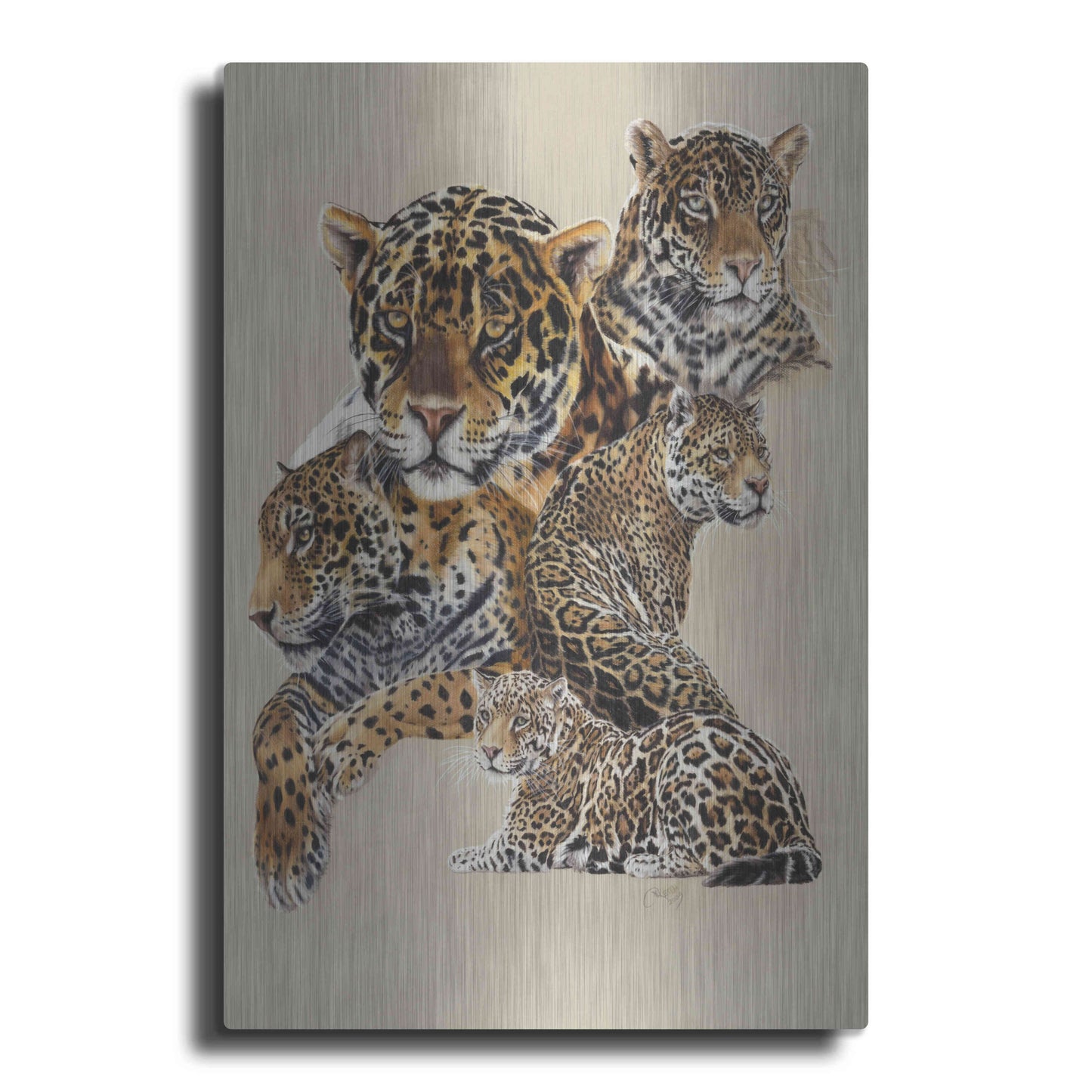 Luxe Metal Art 'Burn' by Barbara Keith, Metal Wall Art