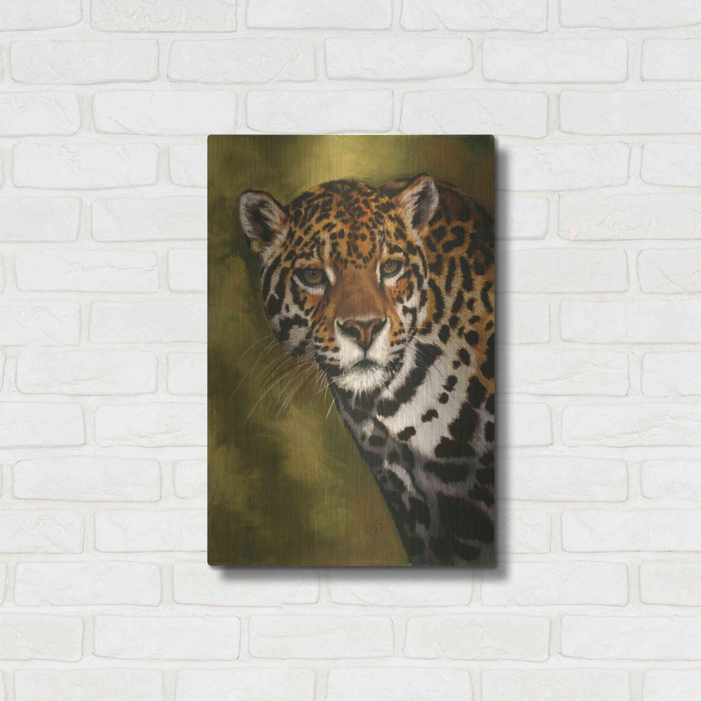 Luxe Metal Art 'Nightwatch' by Barbara Keith, Metal Wall Art,16x24