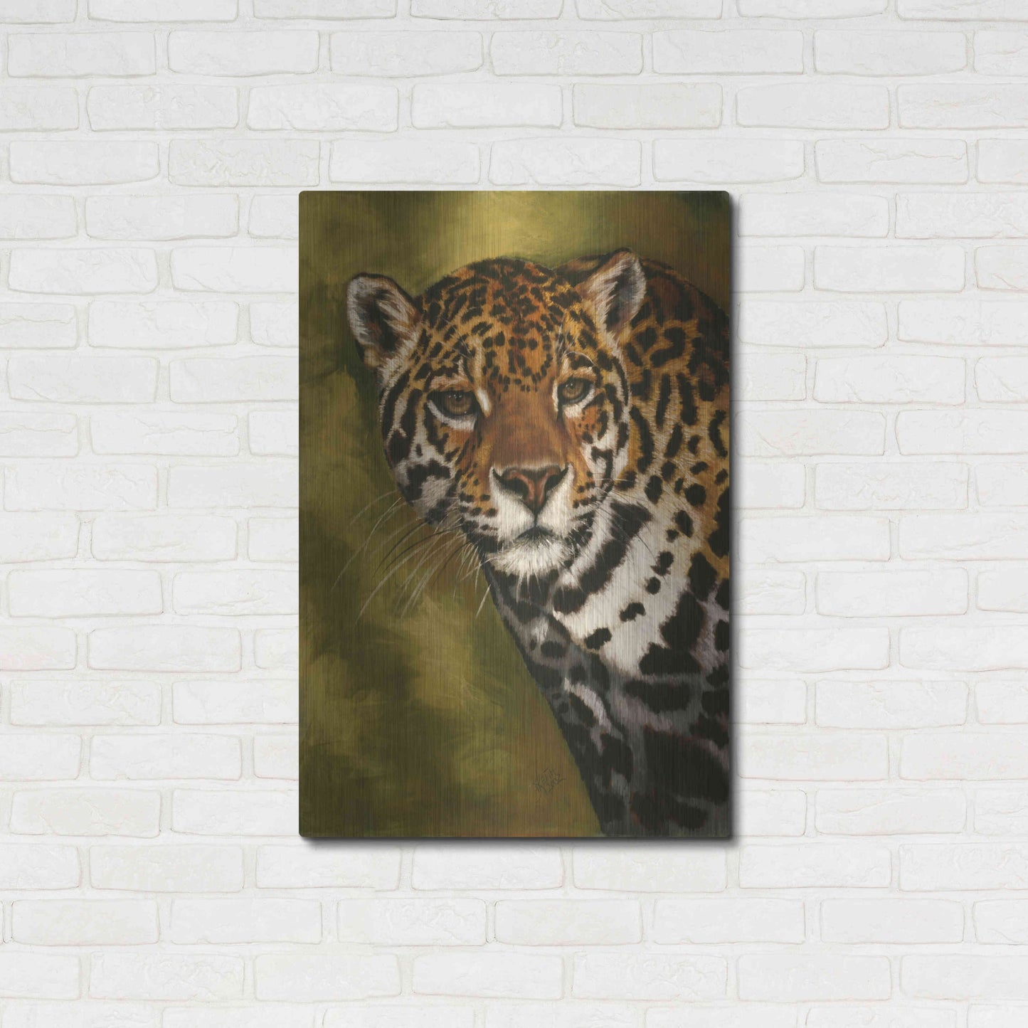 Luxe Metal Art 'Nightwatch' by Barbara Keith, Metal Wall Art,24x36