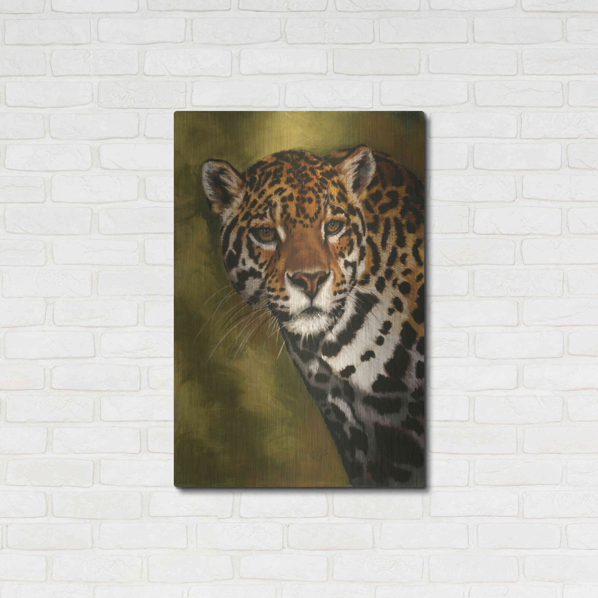 Luxe Metal Art 'Nightwatch' by Barbara Keith, Metal Wall Art,24x36