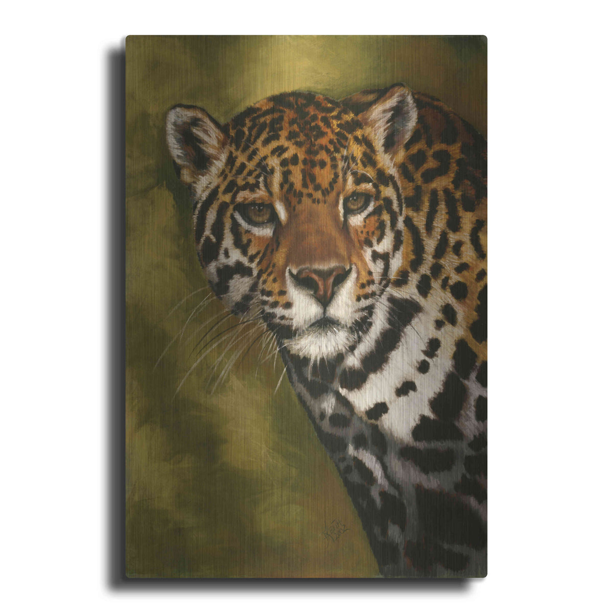 Luxe Metal Art 'Nightwatch' by Barbara Keith, Metal Wall Art