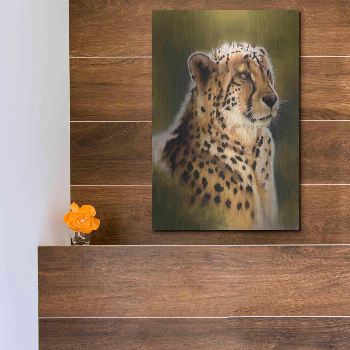 Luxe Metal Art 'Morning's Glow' by Barbara Keith, Metal Wall Art,12x16