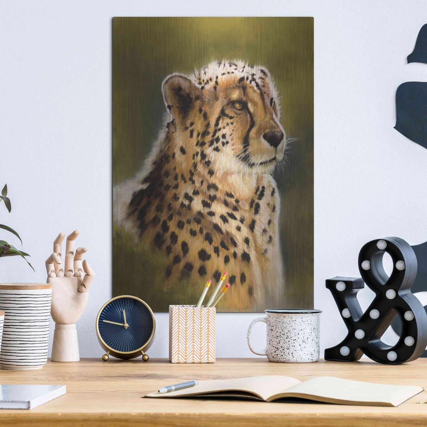 Luxe Metal Art 'Morning's Glow' by Barbara Keith, Metal Wall Art,12x16