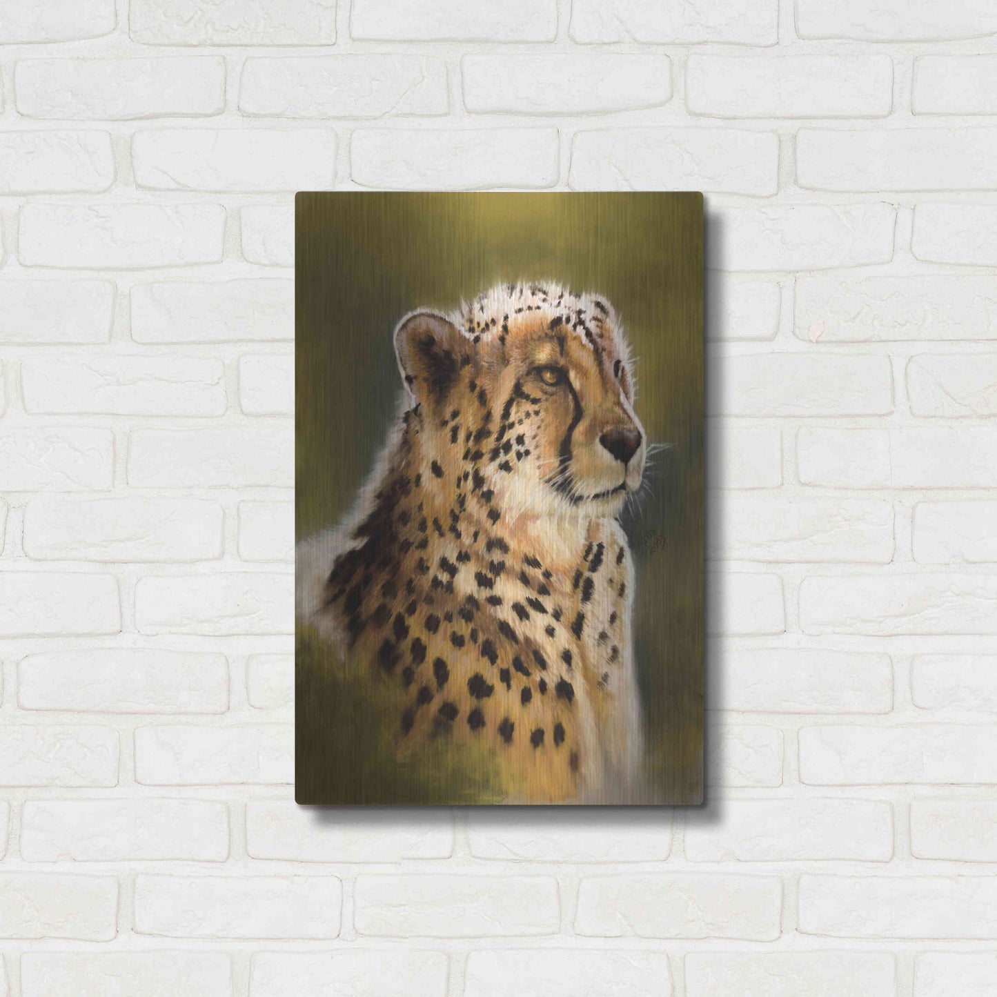 Luxe Metal Art 'Morning's Glow' by Barbara Keith, Metal Wall Art,16x24