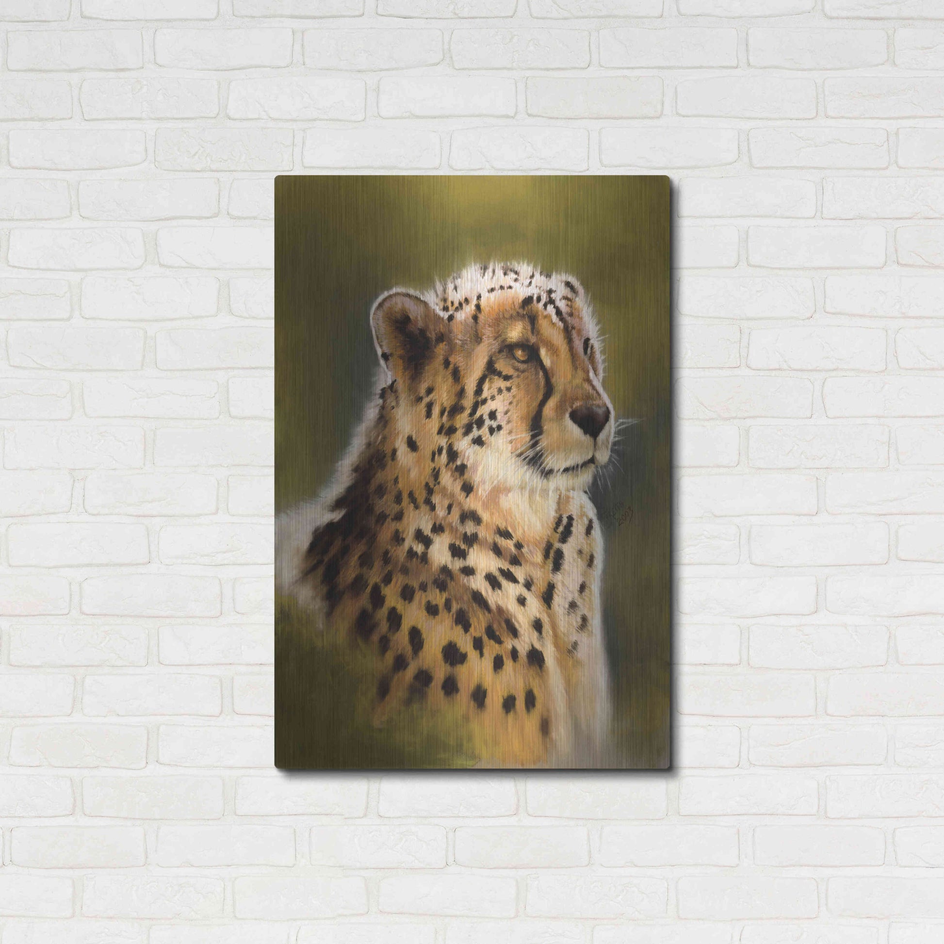 Luxe Metal Art 'Morning's Glow' by Barbara Keith, Metal Wall Art,24x36