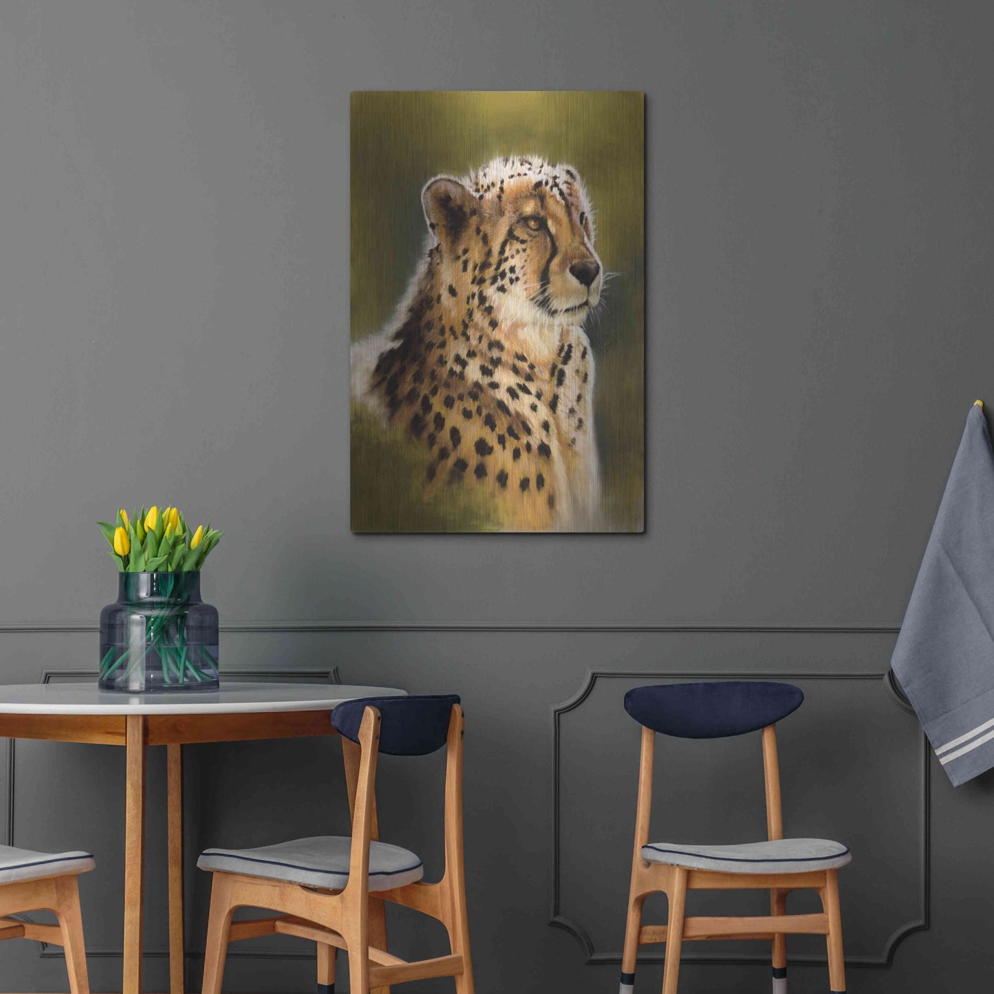 Luxe Metal Art 'Morning's Glow' by Barbara Keith, Metal Wall Art,24x36