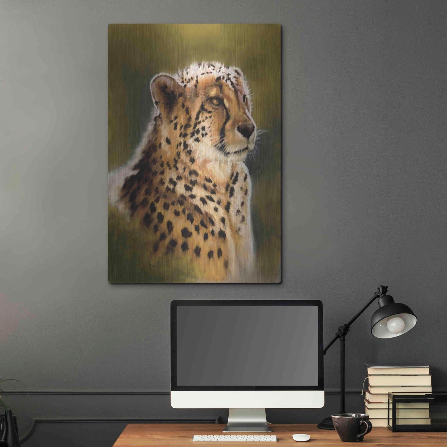 Luxe Metal Art 'Morning's Glow' by Barbara Keith, Metal Wall Art,24x36