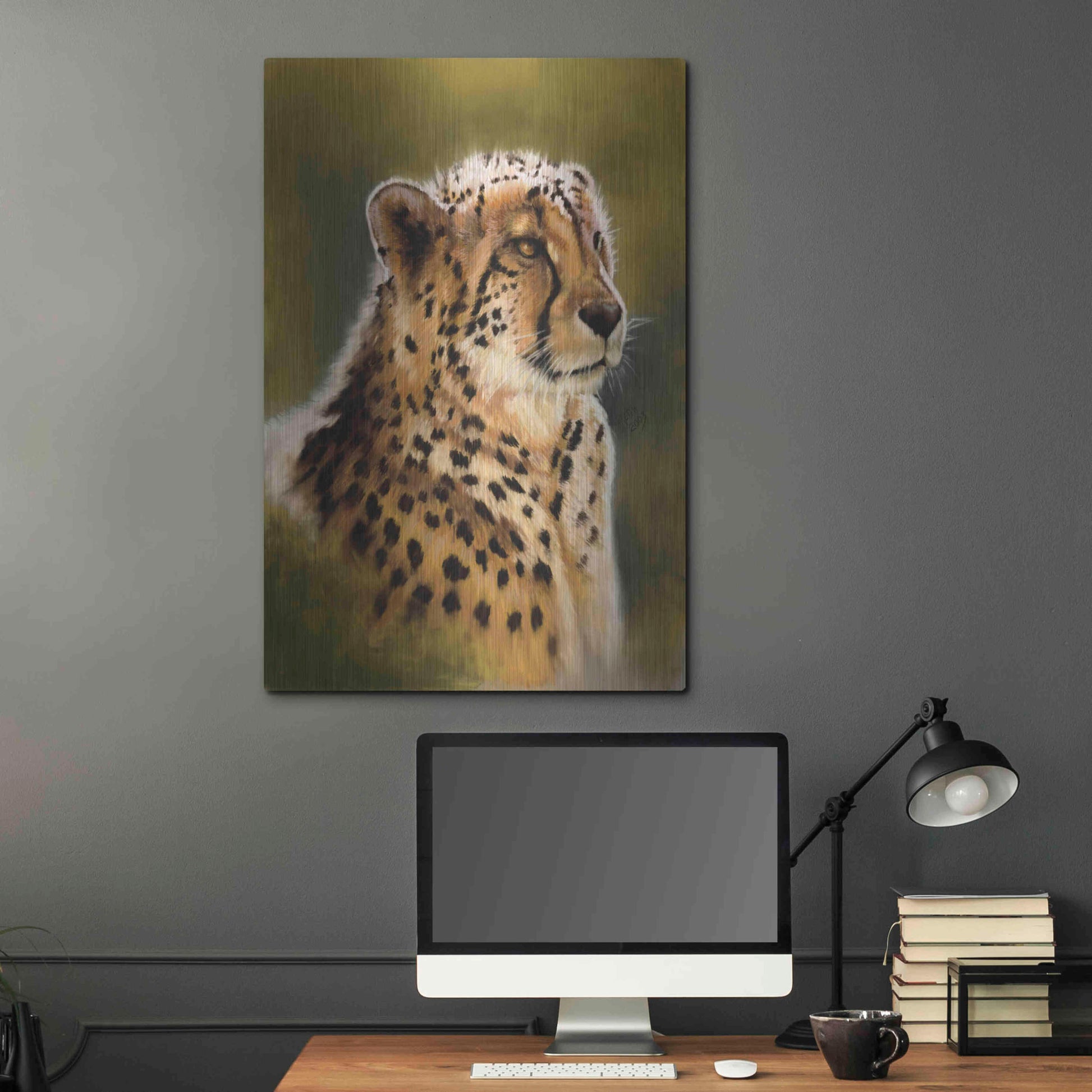 Luxe Metal Art 'Morning's Glow' by Barbara Keith, Metal Wall Art,24x36