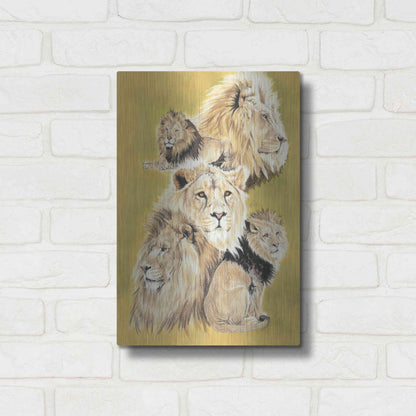 Luxe Metal Art 'Royality' by Barbara Keith, Metal Wall Art,12x16