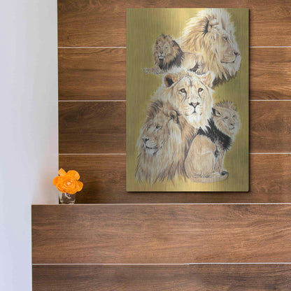 Luxe Metal Art 'Royality' by Barbara Keith, Metal Wall Art,12x16