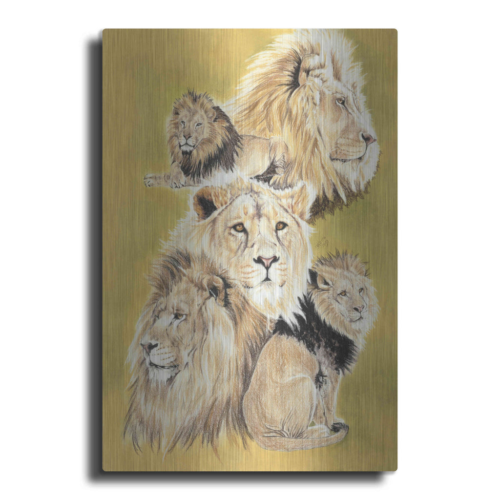 Luxe Metal Art 'Royality' by Barbara Keith, Metal Wall Art