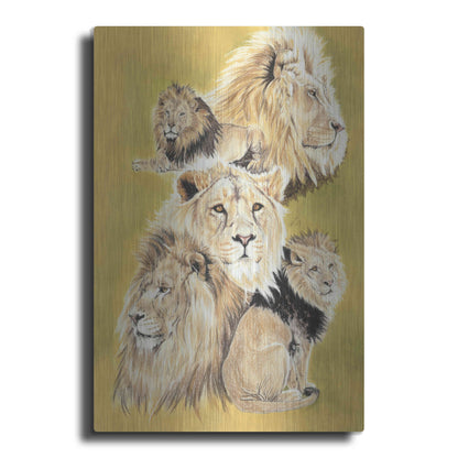 Luxe Metal Art 'Royality' by Barbara Keith, Metal Wall Art